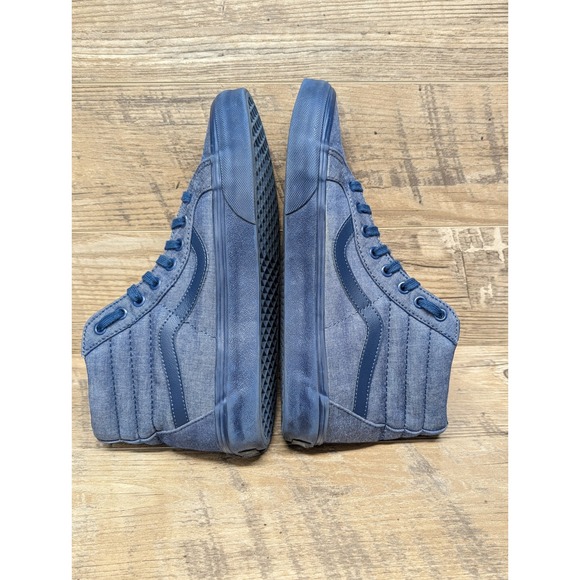 Vans Sk8-Hi Reissue Skate Sneakers Unisex 10W / 8.5M Navy Blue High Top - Picture 16 of 16
